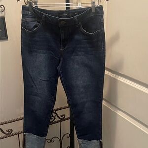 1822 Denim Dark Blue Ankle Jeans- 12 - NWOT